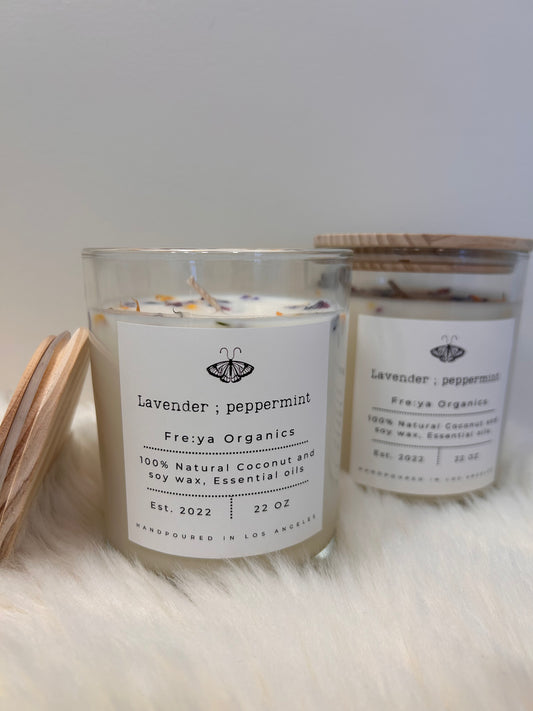 Lovely Lavender Candle - Lavender & peppermint